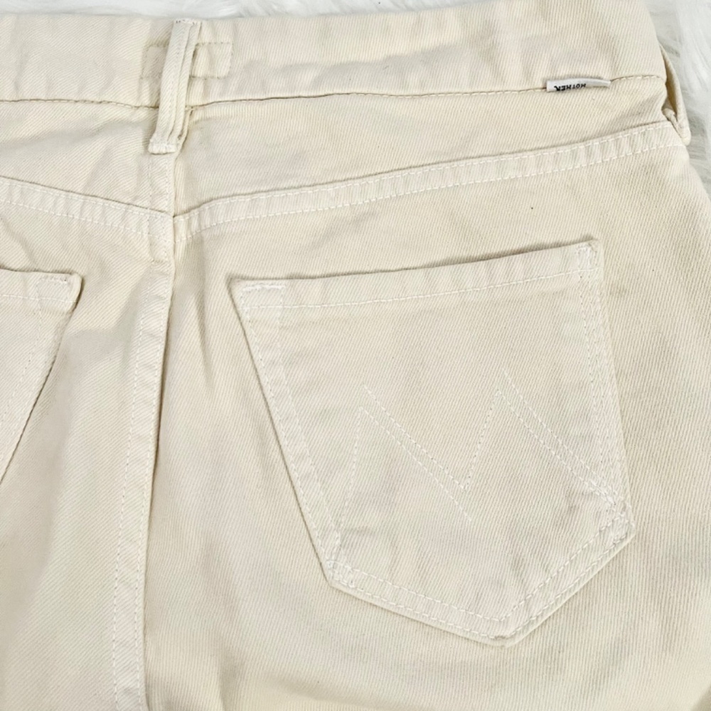 𝅺MOTHER Ivory The Looker Ankle Fray Gettin’ In Jeans US 25 - Picture 6 of 8